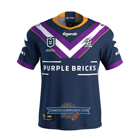 Camiseta Melbourne Storm Rugby 2019 Local